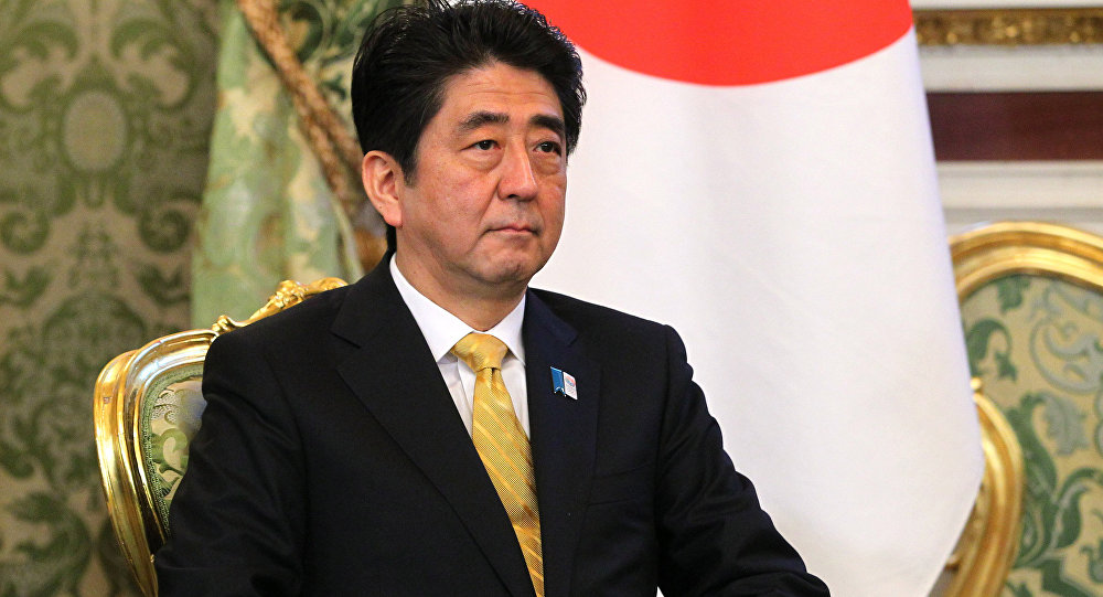 Премьер-министр Японии Синдзо Абэ. Архивное