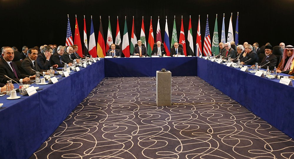 Участники заседания международной группы поддержки по Сирии в Мюнхене