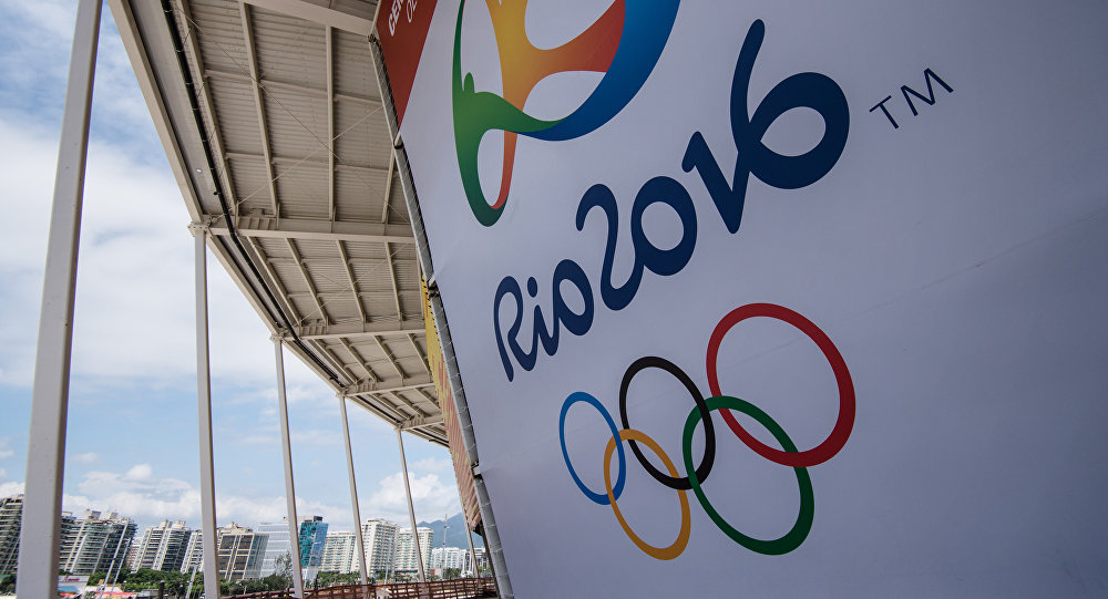 Логотип летних олимпийских игр 2016 в Бразилии. Архивное фото