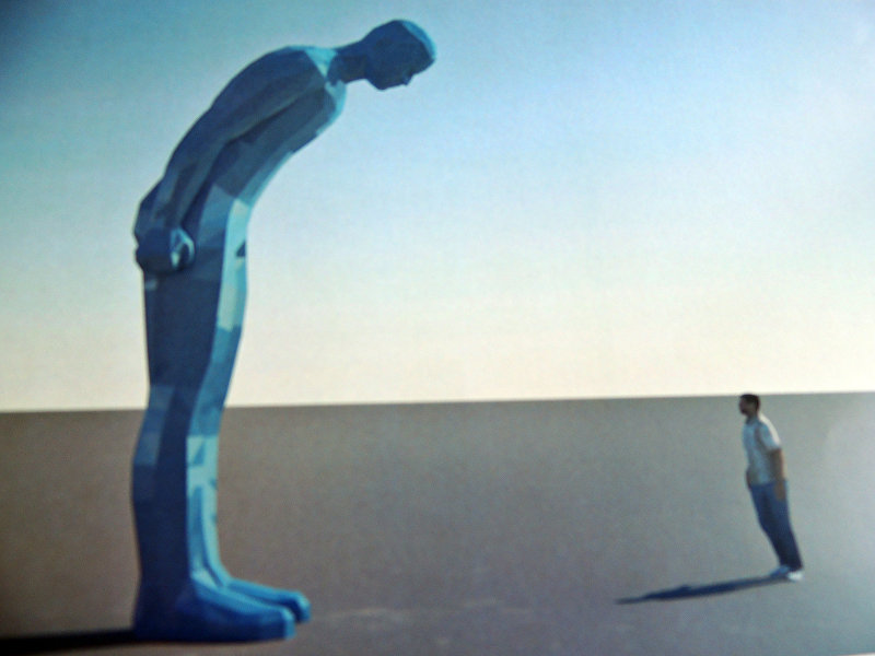 Эскиз 10-метровой статуи, которую планируют установить на побережье Иссык-Куля