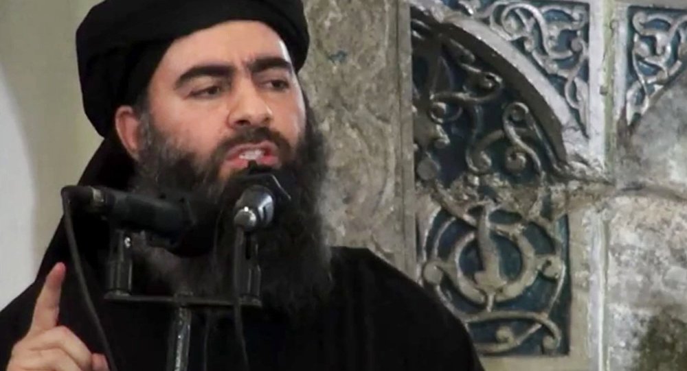 Лидер международной террористической группировки Абу Бакр аль-Багдади. Архивное фото