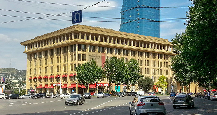 Здание в центре столицы Грузии