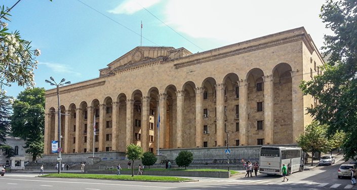 Здание парламента Грузии в Тбилиси
