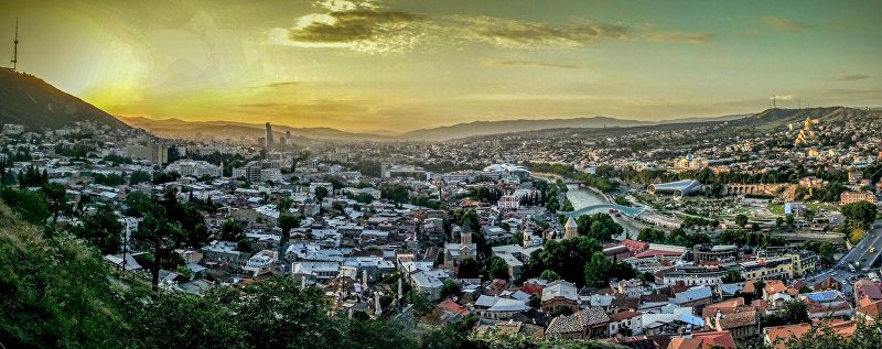 Панорама города Тбилиси