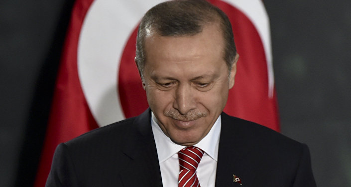 Президент Турции Реджеп Тайип Эрдоган. Архивное