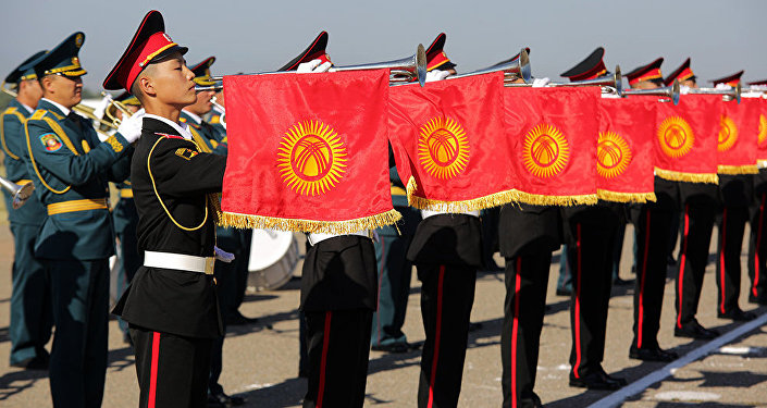 Генеральный штаб проводит репетицию военного парада к 25-летию независимости Кыргызстана