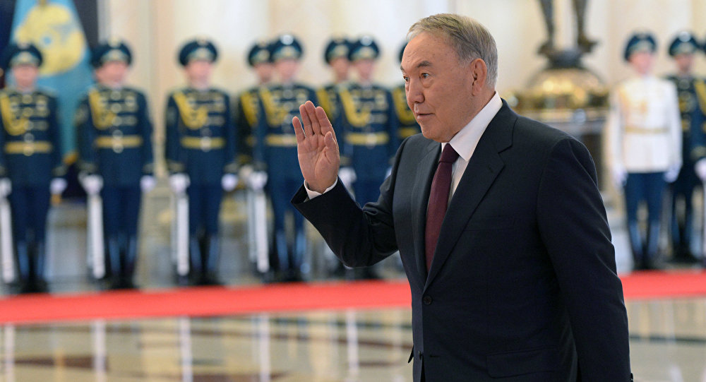 Архивное фото президента Казахстана Нурсултана Назарбаева