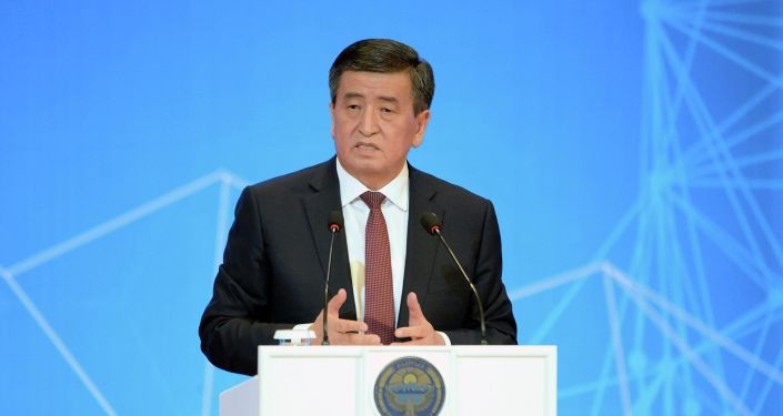 Президент Кыргызской Республики Сооронбай Жээнбеков. Архивное фото