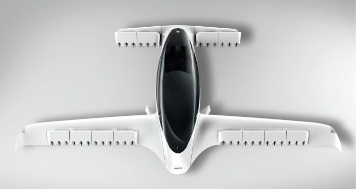 Прототип пятиместного самолета с батарейным питанием, который Lilium надеется ввести в эксплуатацию к 2025 году. 16 мая 2019 года