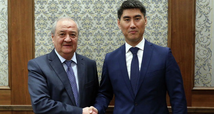 Министр иностранных дел Кыргызской Республики Чингиз Айдарбеков провел встречу с Министром иностранных дел Республики Узбекистан Абдулазизом Камиловым