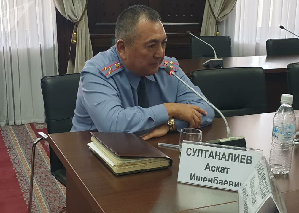 Командир полка специального назначения МВД КР Аскат Султаналиев
