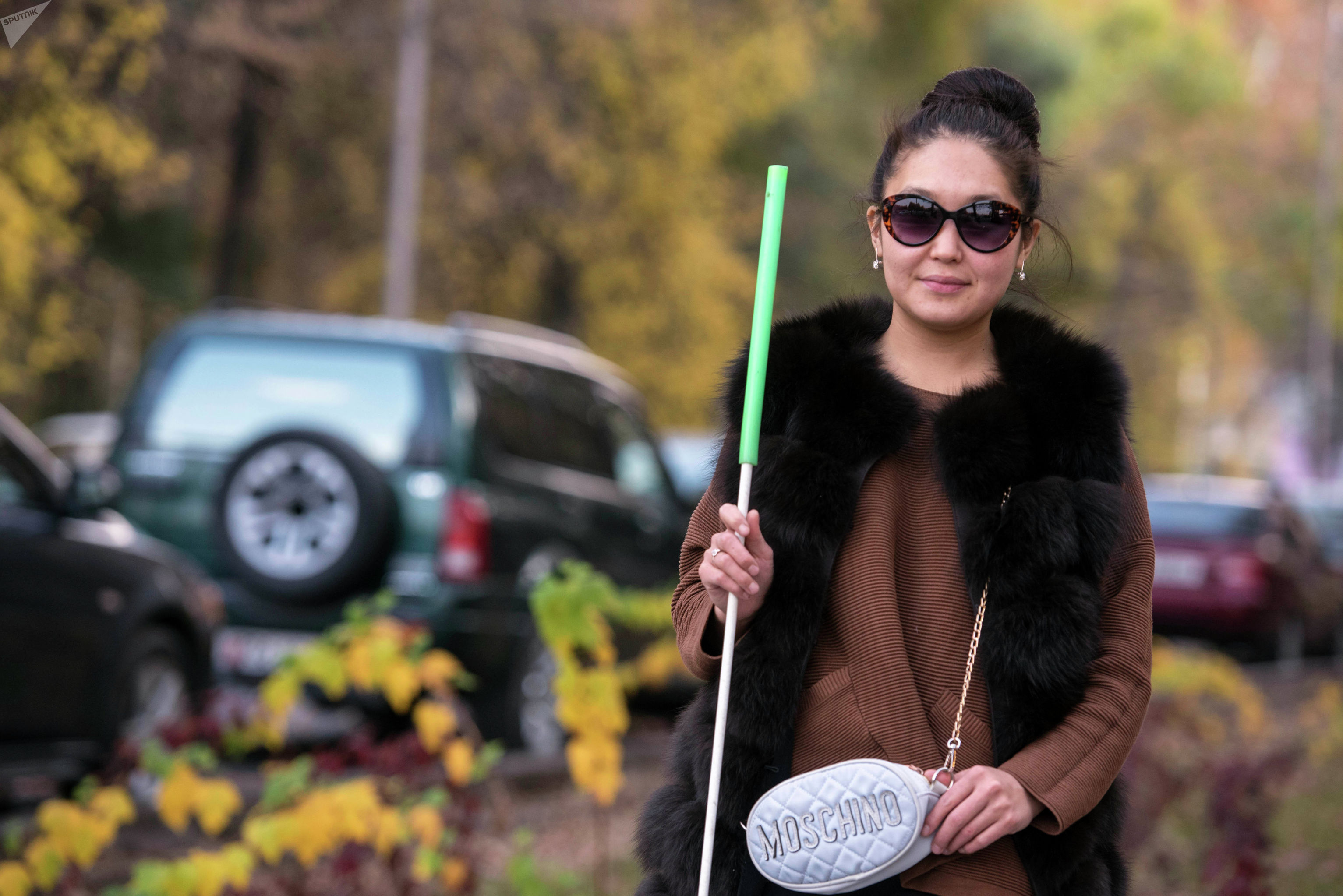 26-летняя Нуржамал Орозакуновой, несколько лет назад полностью потеряла зрение