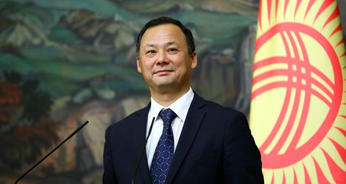 Министр иностранных дел Кыргызстана Руслан Казакбаев. Архивное фото
