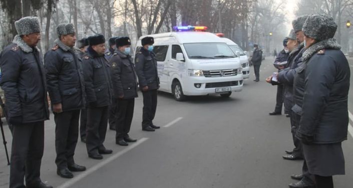 МВД Кыргызстана вручила два автомобилей ГУВД Чуйской области