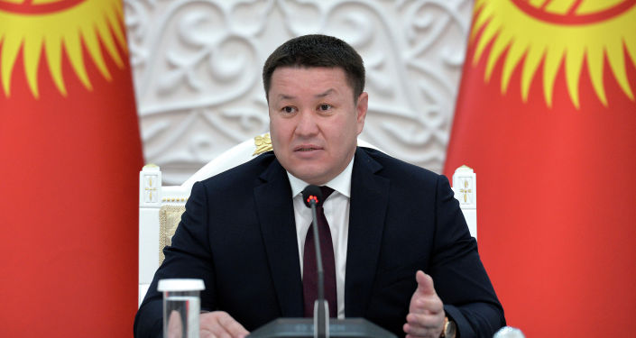 И. о. президента КР, торага Жогорку Кенеша Талант Мамытов встретился с главами миссий международных наблюдателей. 11 января 2021 года
