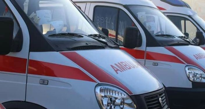  Кареты скорой помощи купленные медицинским учреждениям Джалал-Абадской области