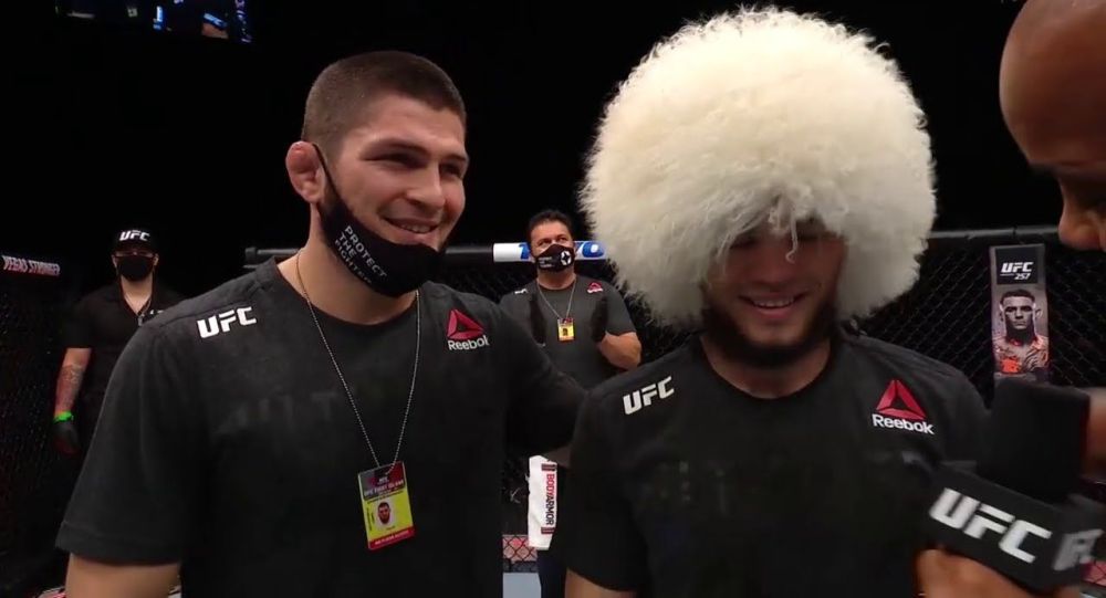 UFC: Хабиб Нурмагомедовдун иниси алгачкы беттешинде атаандашын утуп алды. Видео
