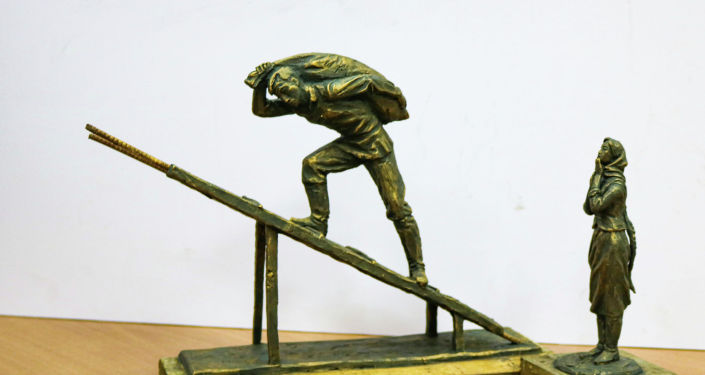 Образцы креативных скульптур в Бишкеке