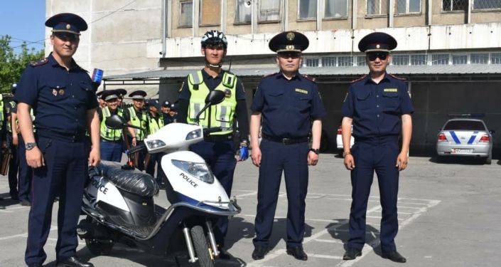 В целях обеспечения общественной безопасности и безопасности дорожного движения в Бишкеке будут работать мотопатрули
