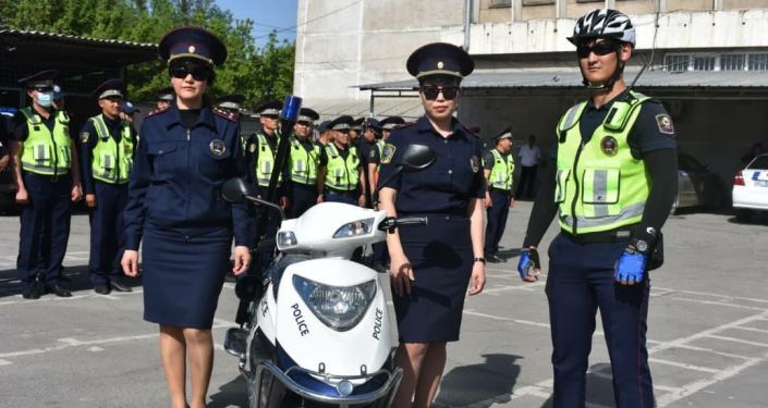 В целях обеспечения общественной безопасности и безопасности дорожного движения в Бишкеке будут работать мотопатрули
