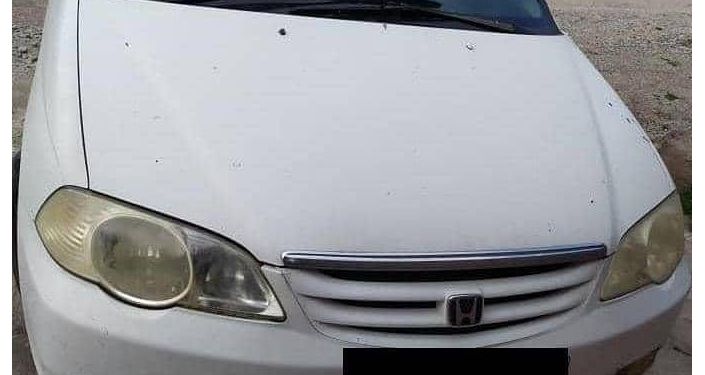 Угнанная машина марки Honda Odyssey у женщины в Бишкеке. 12 июня 2021 года