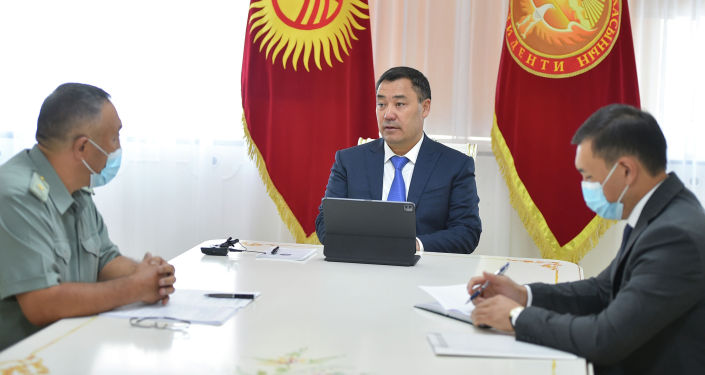 Президент Кыргызстана Садыр Жапаров принял председателя Государственной службы исполнения наказаний при Министерстве юстиции КР Аската Эгембердиева