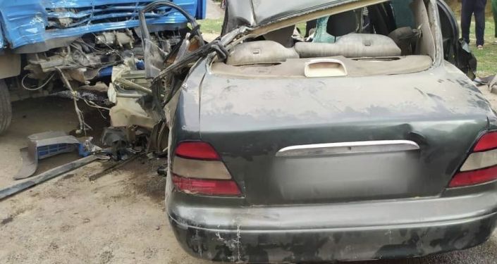 ДТП со смертельным исходом произошло село Панфиловское, столкнулись КамАЗ и автомобиль Daewoo Nubira. 27 августа 2021 года