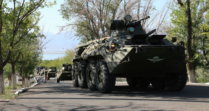Военная спецтехника во время совместных учений Рубеж-2021 на полигоне Эдельвейс в Кыргызстане. 05 сентября 2021 года Военная спецтехника во время совместных учений Рубеж-2021 на полигоне Эдельвейс в Кыргызстане. 05 сентября 2021 года