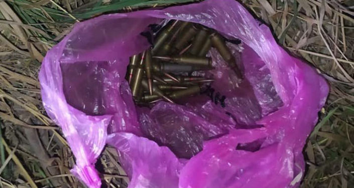 Под Бишкеком в Аламудунском районе обнаружили схрон оружия