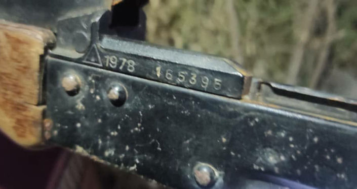 Под Бишкеком в Аламудунском районе обнаружили схрон оружия