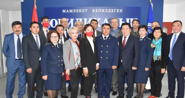 Еще один центр бесплатной юридической помощи во время открытия в Бишкеке. 05 октября 2021 года