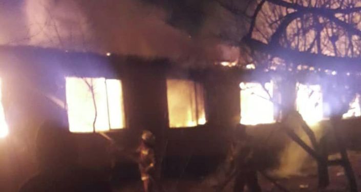Пожар в средней школы им. М. Абдыжапарова в Каргалыкском сельском округе Тогуз-Тороузского района. 17 ноября 2021 года