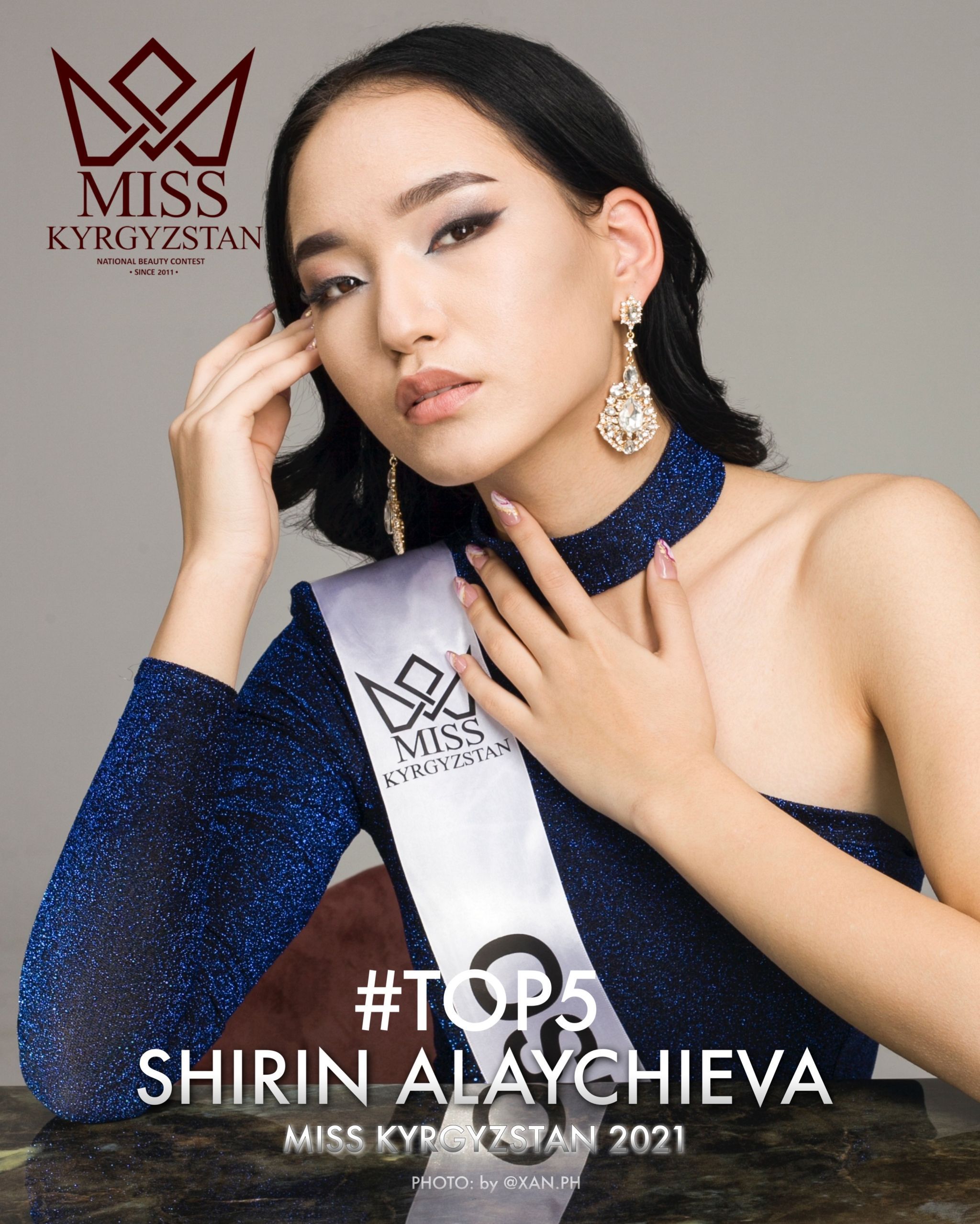 Финалистка конкурса красоты Мисс Кыргызстан — 2021 в Бишкеке Ширин Алайчиева