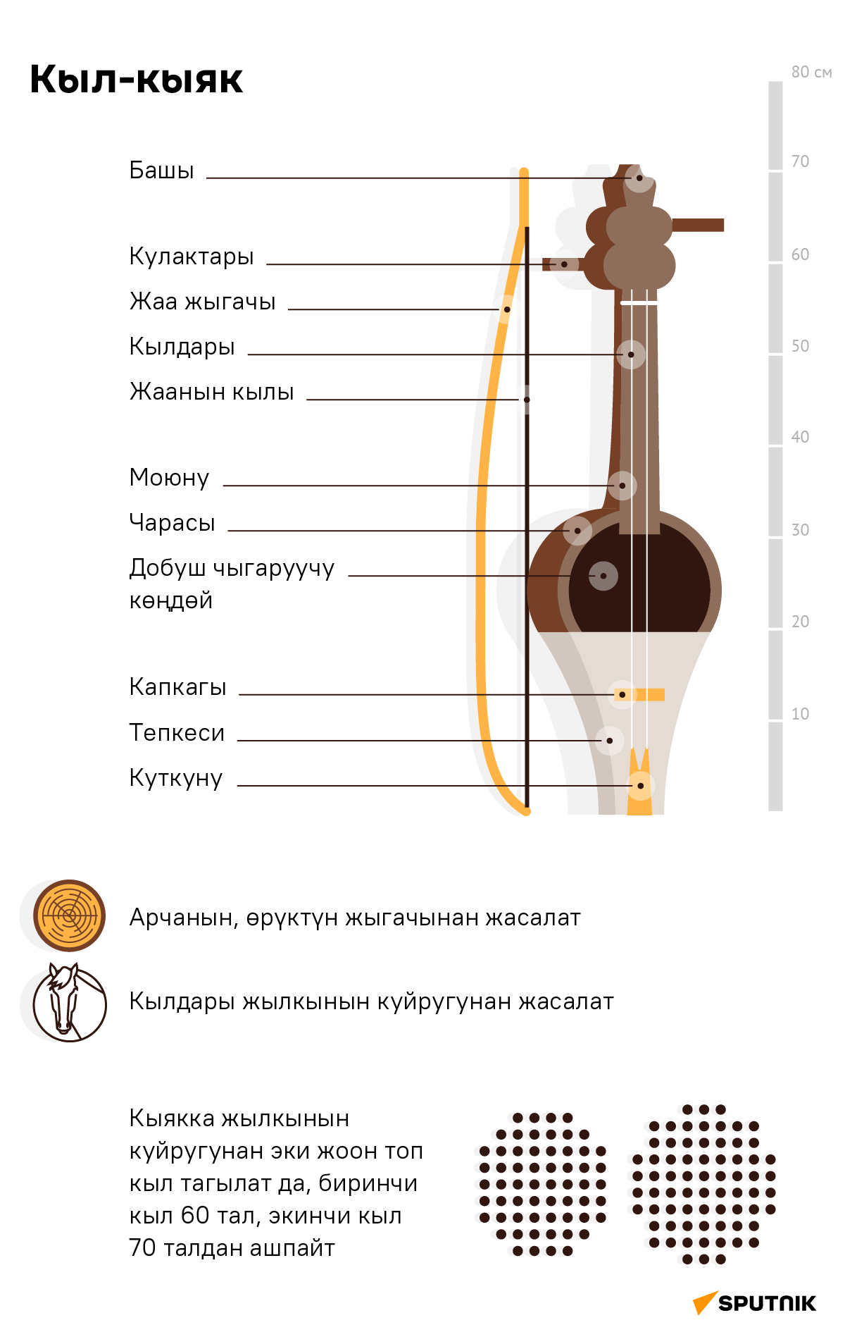 Кыл кыяк — эки кылдуу жаа менен тартып ойнолуучу аспап - Sputnik Кыргызстан