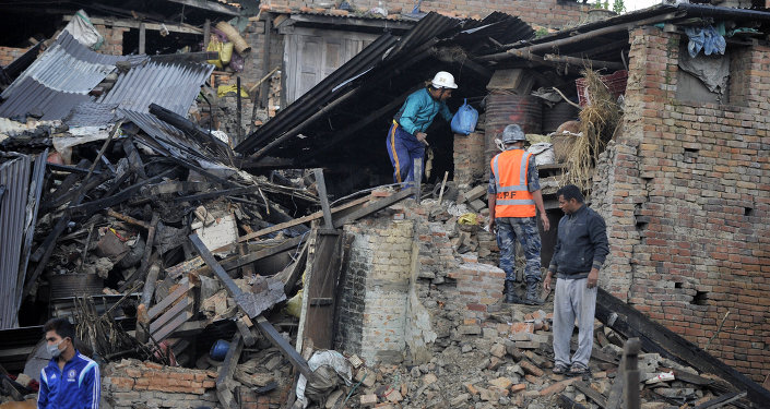 Последствия землетрясения в Непале. Архивное фото