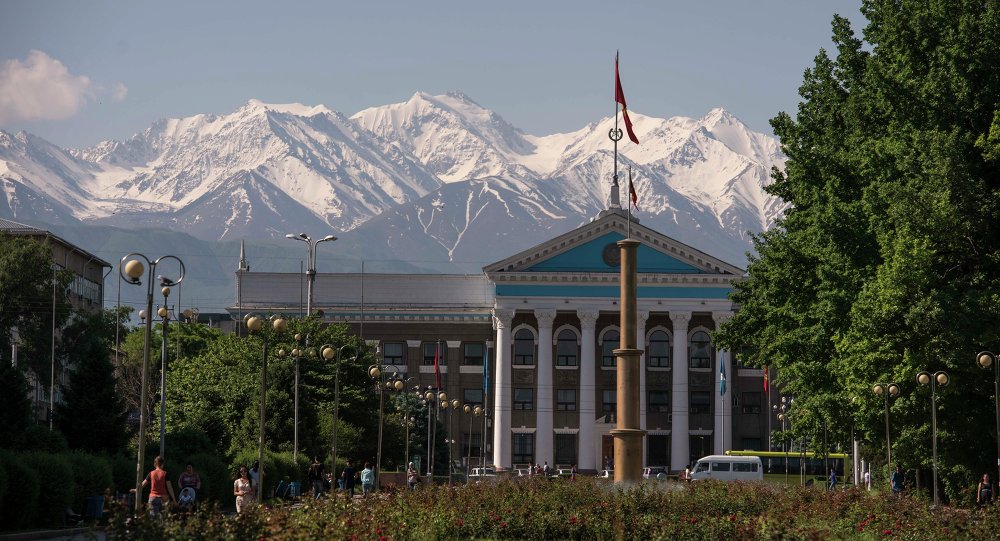 Сотрудники мэрии Бишкека извинились за действия с портретом президента. Видео