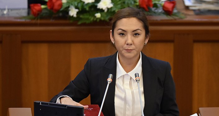 Депутат ЖК 6 созыва Чолпон Эсенаманова от фракции Кыргызстан