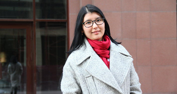 Кыргызстанка которая учится в Сеуле Адинай Ерматова.