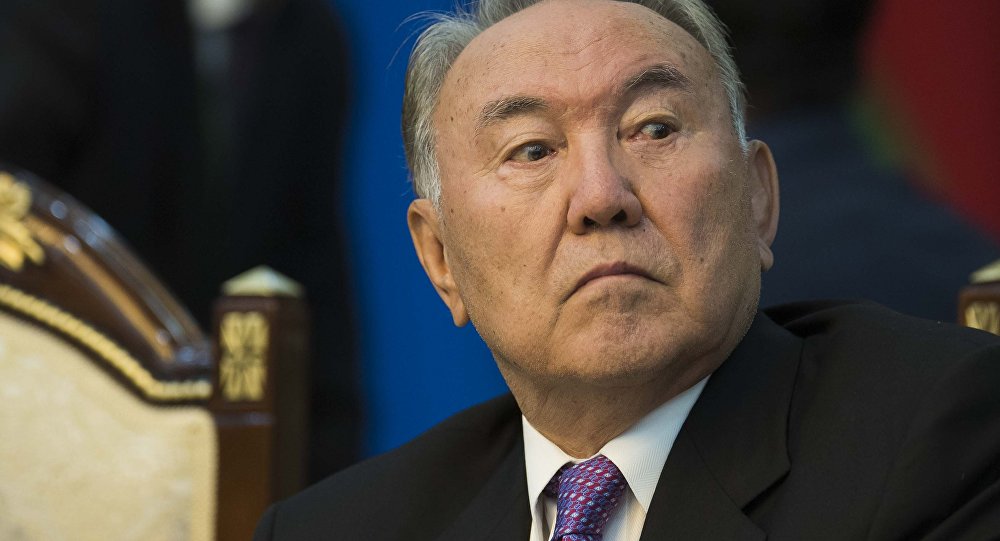 Архивное фото президента Казахстана Нурсултана Назарбаева