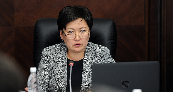 Архивное фото министра образования и науки Кыргызстана Гульмиры Кудайбердиевой