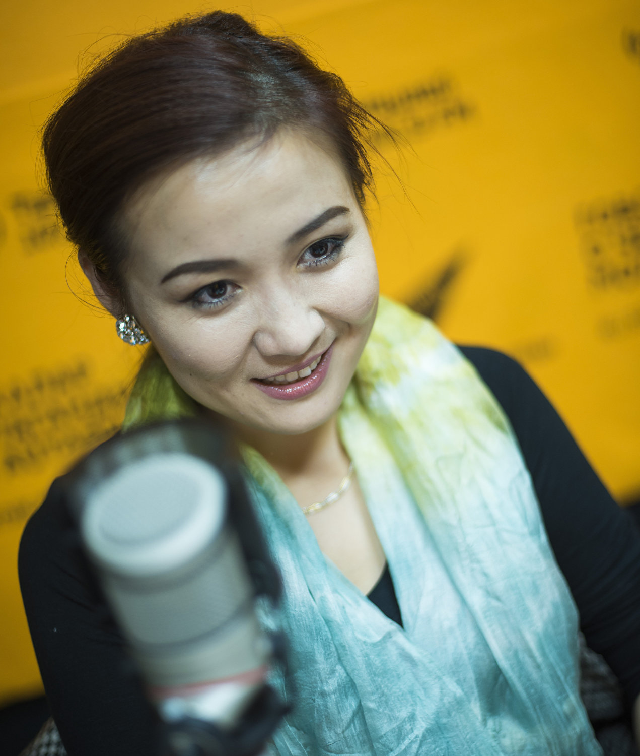 Директор инвестиционно-консалтинговой компании Женни Жениш кызы во время интервью на радио Sputnik Кыргызстан.