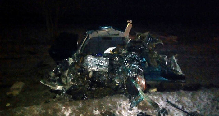 Авария произошла 13 февраля в 01.05 на шестом километре автодороги Красная Речка — Нурманбет.