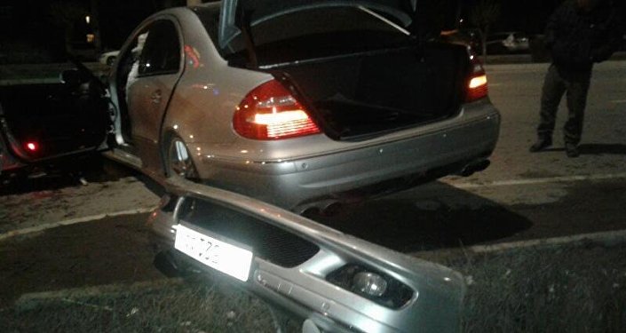 Дорожно-транспортное происшествие (ДТП) произошло по улице Аалы Токомбаева (Южная магистраль) примерно в три часа ночи