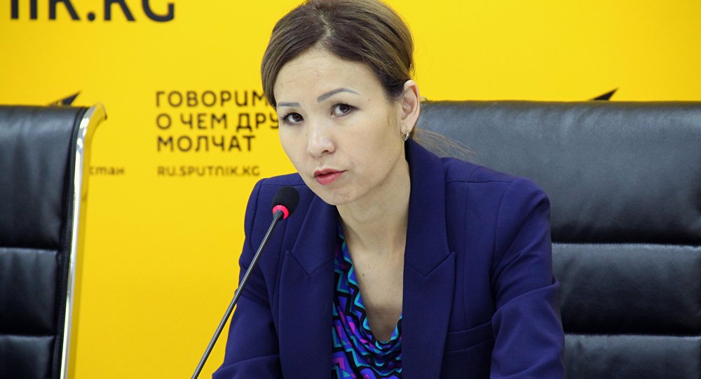 Начальник Управления по защите семьи и детей Министерства труда и социального развития Жаныл Джумабаева