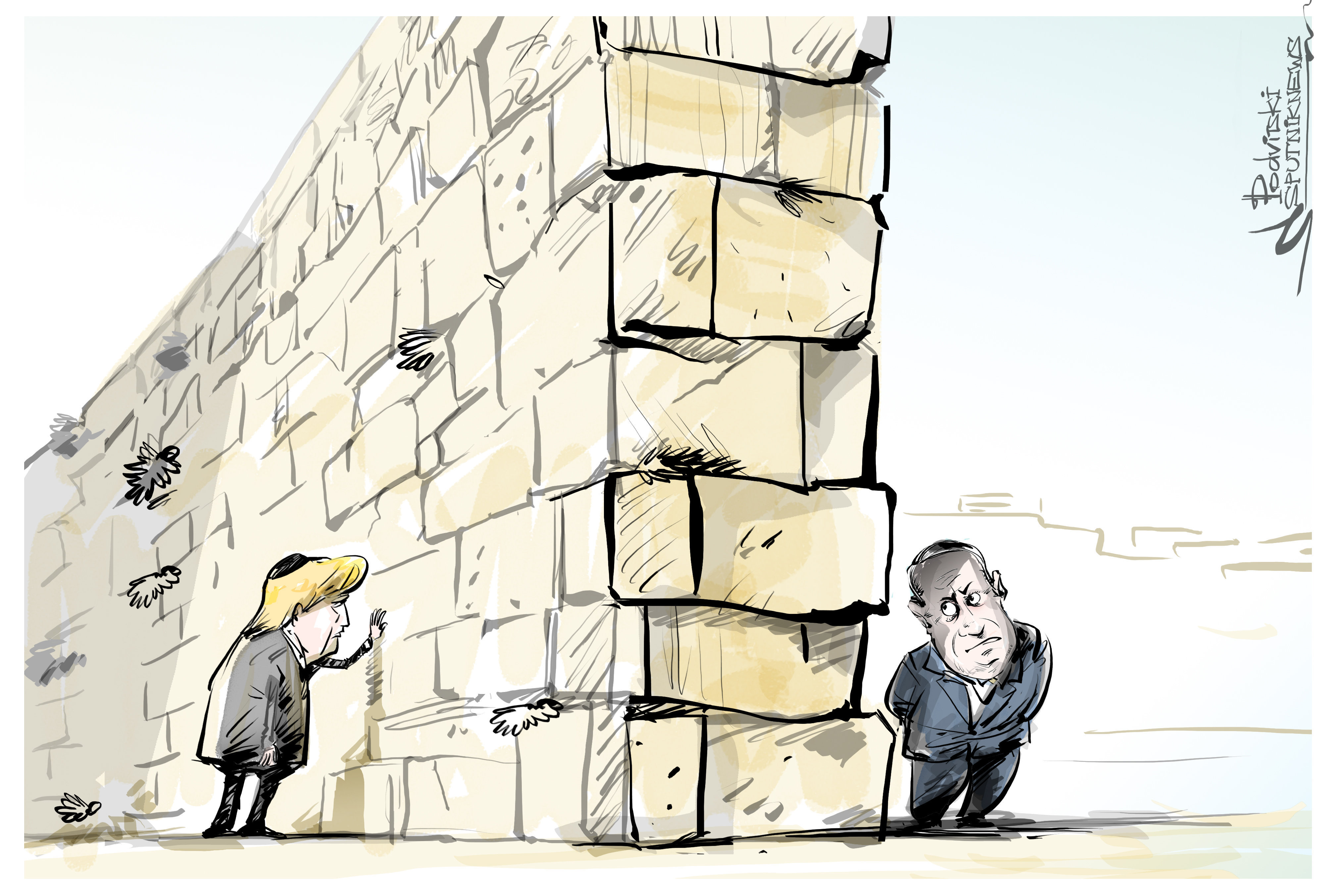 Стена карикатура
