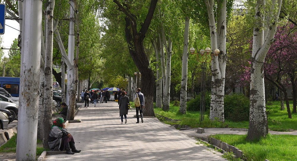 Город бишкек улицы. Бишкек улицы города. Кыргызстан Бишкек улицы. Тополя проспект мира Бишкек. Бишкек Главная улица.