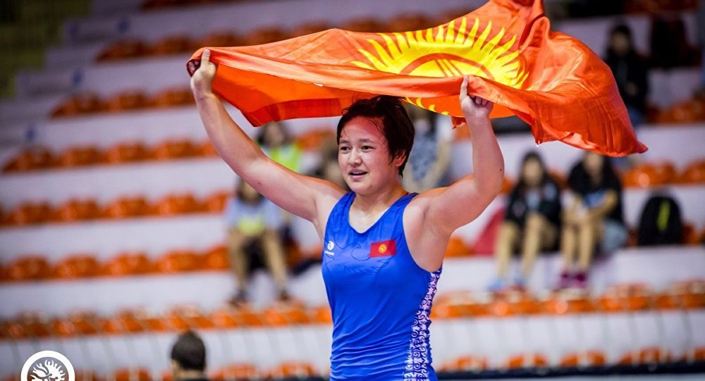 Мээрим Жуманазарова күрөш боюнча Азия чемпиону болду. Видео