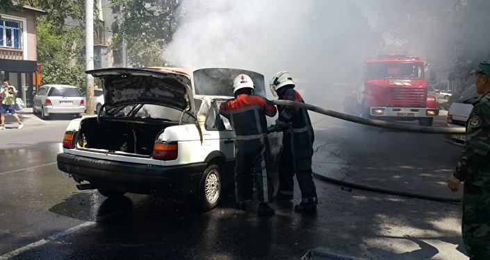 Сгорел Volkswagen Passat