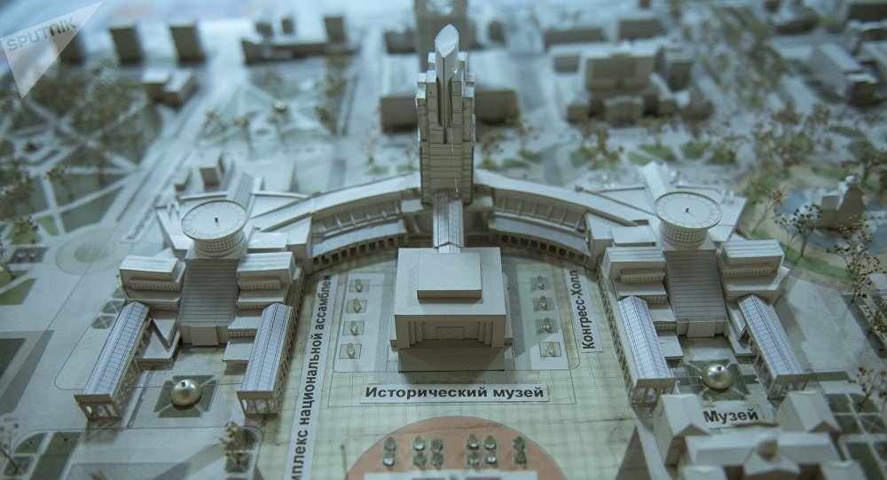 Макет исторического музея в Бишкеке. Архивное фото