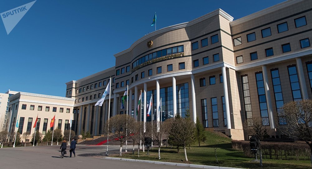 Здание Министерства иностранных дел Республики Казахстан в Астане. Архивное фото